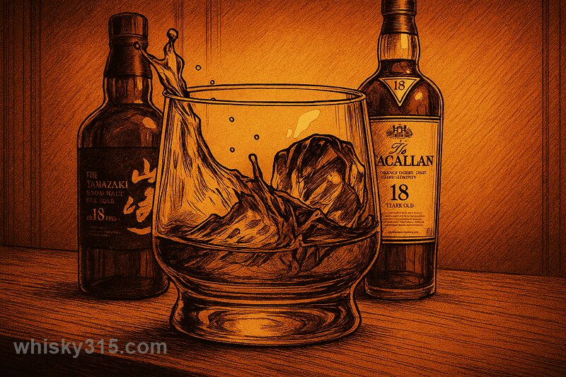 ウイスキー初心者は飲み方に注意まずはオンザロック