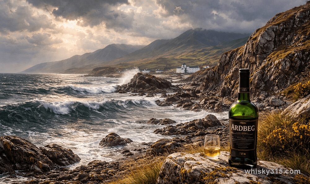 スコッチの中でもアイラ島は特にスモーキなウイスキーを生産する地域